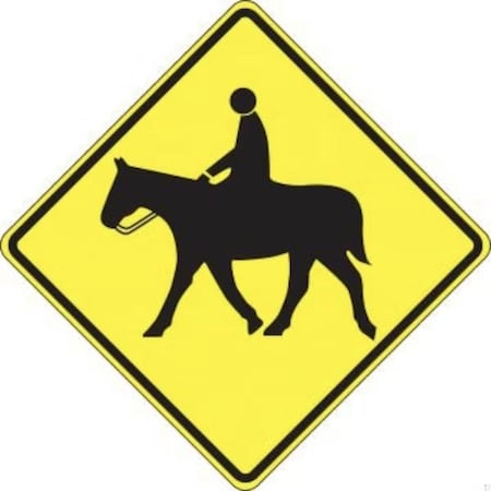 Accuform CROSSING SIGN EQUESTRIAN 24 X 24 FRW725HP FRW725HP